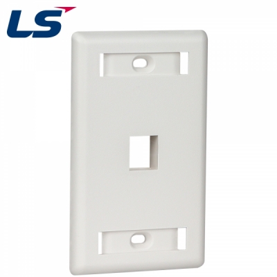 LS전선 LS-FP-US-1PORT 아울렛 페이스 플레이트 1구