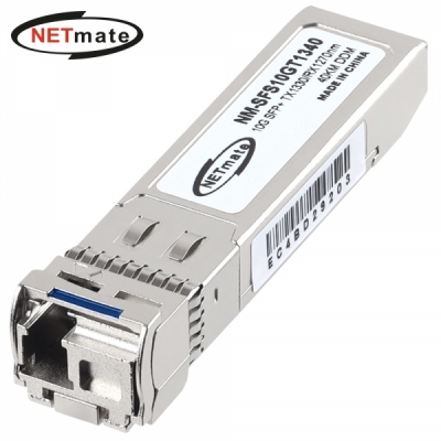 강원전자 넷메이트 NM-SFS10GT1340 10G 싱글모드 SFP+ BiDi 광 모듈(TX1330nm/RX1270nm/40km)