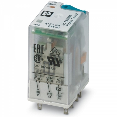 피닉스컨택트 REL-IR2/LDP-220DC/2X21 단일 릴레이 2903665