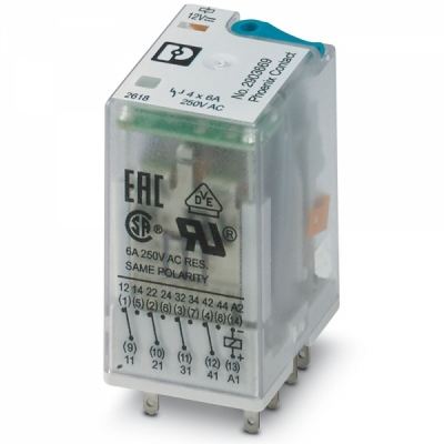 피닉스컨택트 REL-IR4/LDP- 12DC/4X21AU 단일 릴레이 2903669