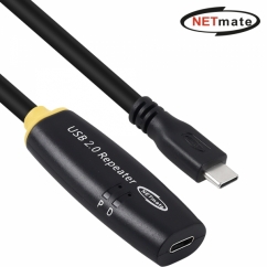 강원전자 넷메이트 USB2.0 C타입 연장 리피터 15m CBL-203CMCF-15P