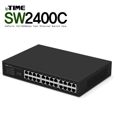 ipTIME(아이피타임) SW2400C 24포트 스위칭 허브