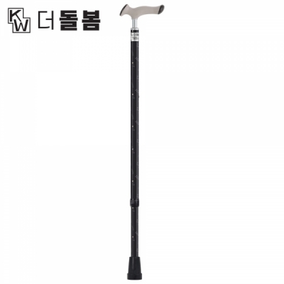 강원전자 더돌봄 초경량 오른손 지팡이(블랙) DB-A0704C01
