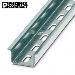 피닉스컨택트 NS 35/15 WH PERF 2000MM DIN 레일관통 0806602