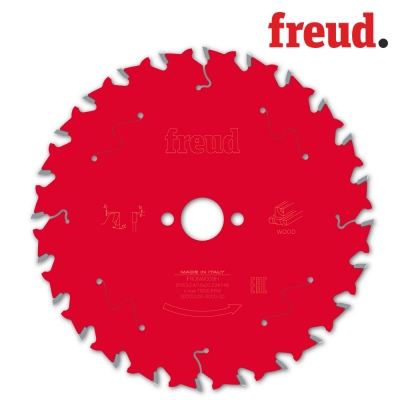 프레우드 FR06W009H 160mm T24 목재용 원형톱날(1개입) F03FS09681
