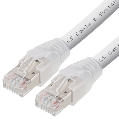 LS전선 CAT.7 S/FTP 랜 케이블 1m, 그레이 LS-PC-SSP7-GY-010