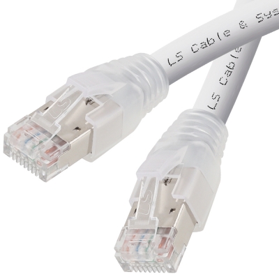 LS전선 CAT.7 S/FTP 랜 케이블 15m, 그레이 LS-PC-SSP7-GY-150