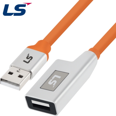 LS전선 USB2.0 슈퍼라이프사이클 High-Flex 연장 리피터 10m LS-UBAF-20AH-100