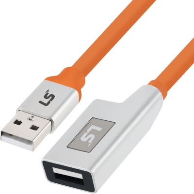 LS전선 USB2.0 슈퍼라이프사이클 High-Flex 연장 리피터 10m LS-UBAF-20AH-100
