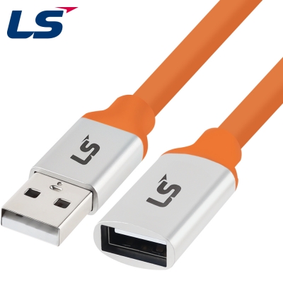 LS전선 USB2.0 슈퍼라이프사이클 High-Flex 연장 AM-AF 케이블 2m LS-UBAF-20H-020