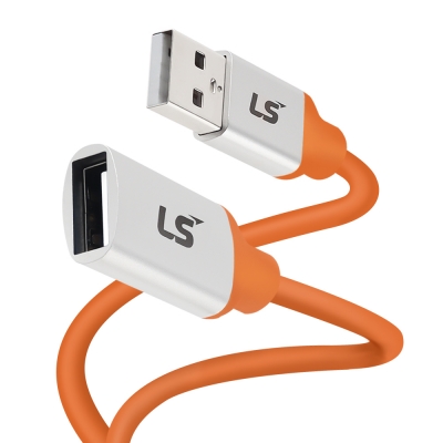 LS전선 USB2.0 슈퍼라이프사이클 High-Flex 연장 AM-AF 케이블 5m LS-UBAF-20H-050