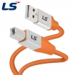 LS전선 USB2.0 슈퍼라이프사이클 High-Flex AM-BM 케이블 1m LS-UBB-20H-010