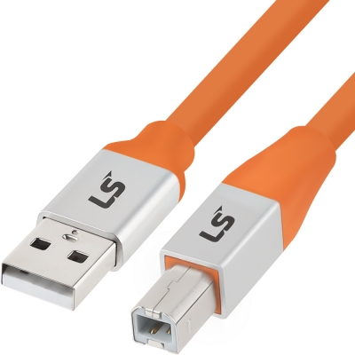 LS전선 USB2.0 슈퍼라이프사이클 High-Flex AM-BM 케이블 2m LS-UBB-20H-020