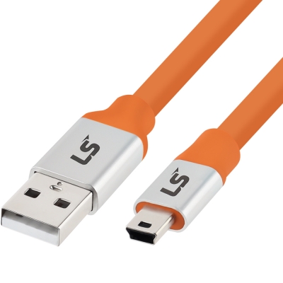 LS전선 USB2.0 슈퍼라이프사이클 High-Flex AM-Mini 5핀 케이블 1m LS-UBN-20H-010