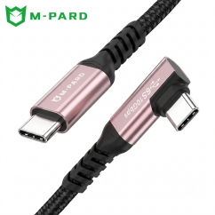 강원전자 엠파드 USB3.2 Gen2 C타입 100W 고속충전 꺾임 케이블 1.5m MP-MH099
