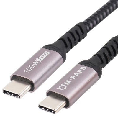 강원전자 엠파드 USB3.2 Gen2 C타입 100W 고속충전 케이블 1m MP-MH239