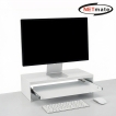 강원전자 넷메이트 다용도 2단 슬라이딩 메탈 받침대, 400x260x125mm 화이트 NM-AM400WB
