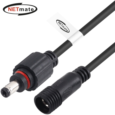 강원전자 넷메이트 방수형 고용량 DC 전원 연장 케이블 3m (5.5x2.1mm) NM-DP2130WP