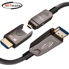 강원전자 넷메이트 아머드 HDMI2.1 AOC 배관용 케이블 30m NM-HAA30TD