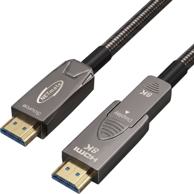 강원전자 넷메이트 아머드 HDMI2.1 AOC 배관용 케이블 30m NM-HAA30TD