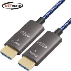강원전자 넷메이트 HDMI2.1 Hybrid AOC 케이블 100m NM-HMP100