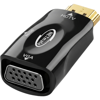 강원전자 넷메이트 HDMI to VGA(RGB) 컨버터, 오디오 출력 NM-HV04AS