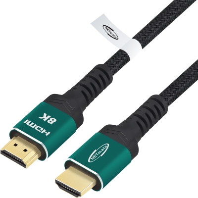 강원전자 넷메이트 HDMI 2.1 Green Metal 케이블 1.5m NM-PH15N
