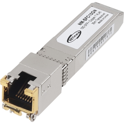 강원전자 넷메이트 10G/5G/2.5G/1G RJ-45 SFP+ 모듈(30m) NM-SFC10GN