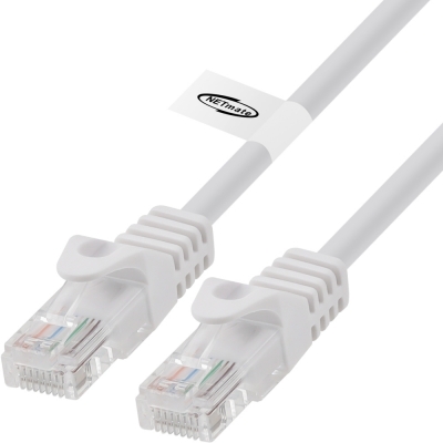 강원전자 넷메이트 CAT.6 UTP 랜 케이블 0.5m (화이트) NM-TC6005