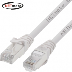 강원전자 넷메이트 CAT.7 SSTP 랜 케이블 1m (화이트) NM-TC701
