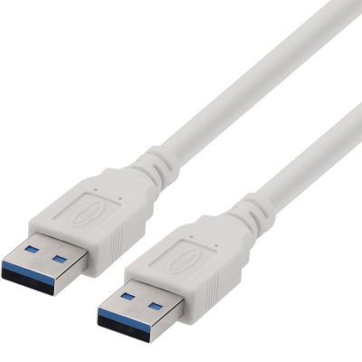 강원전자 넷메이트 USB3.0 AM-AM 케이블 0.5m (화이트) NM-TUA305