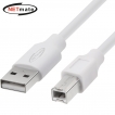 강원전자 넷메이트 USB2.0 AM-BM 케이블 3m (화이트) NM-TUB230