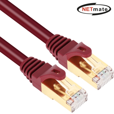 강원전자 넷메이트 CAT.7 SSTP 랜 케이블 1m NM-U701Z