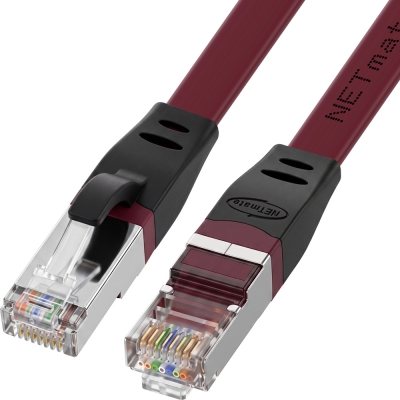 강원전자 넷메이트 CAT.8 STP FLAT 랜 케이블 3m NM-U830DF