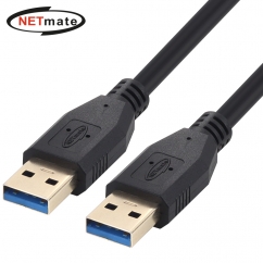 강원전자 넷메이트 USB3.0 AM-AM 케이블 3m (블랙) NM-UA330BKZ