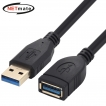 강원전자 넷메이트 USB3.0 연장 AM-AF 케이블 0.3m (블랙) NM-UF303BKZ