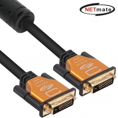강원전자 넷메이트 DVI-D 듀얼 Gold Metal 케이블 2m NMC-DD20GZ
