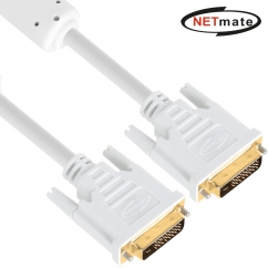 강원전자 넷메이트 DVI-D 듀얼 케이블 2m (화이트) NMC-DD20Z