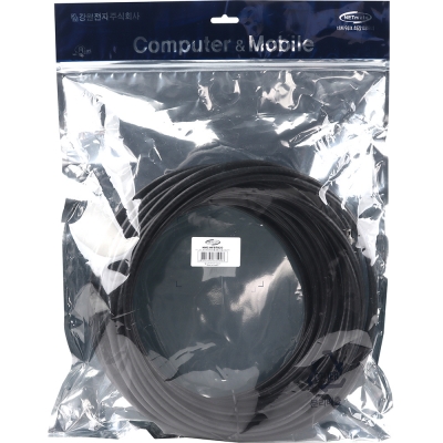 강원전자 넷메이트 5C-HFBT BNC-BNC 광대역 동축 케이블(연동선/4합/75ohm) 20m NMC-HFBTB20