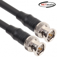 강원전자 넷메이트 5C-HFBT BNC-BNC 광대역 동축 케이블(연동선/4합/75ohm) 3m NMC-HFBTB3