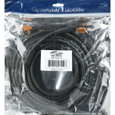 강원전자 넷메이트 8K 60Hz HDMI 2.0 Gold Metal 케이블 15m NMC-HQ15Z