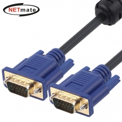 강원전자 넷메이트 RGB 3+4 모니터 케이블 1.5m (블랙) NMC-R15E