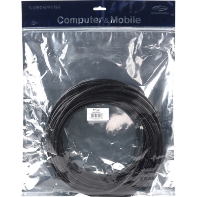 강원전자 넷메이트 RG-59 BNC-BNC 고주파 동축 케이블(주석도금 연동선/6합/75ohm) 20m NMC-RG5920