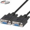 강원전자 넷메이트 9핀 F/F NULL MODEM 케이블 1m (블랙) NMC-SFF10B