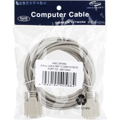 강원전자 넷메이트 9핀 M/F NULL MODEM 케이블 5m NMC-SFM50