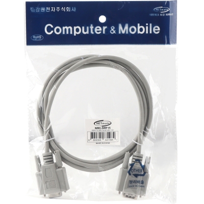 강원전자 넷메이트 9핀 연장 M/F 케이블 1.5m NMC-SMF15