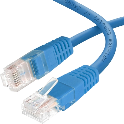 강원전자 넷메이트 CAT.6 UTP 랜 케이블 3m, 블루 NMC-U603BL