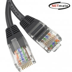 강원전자 넷메이트 CAT.6 UTP 랜 케이블 7m, 블랙 NMC-U607BK