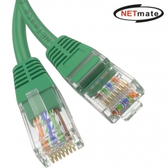 강원전자 넷메이트 CAT.6 UTP 랜 케이블 15m, 그린 NMC-U615GN