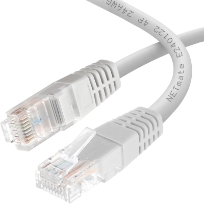 강원전자 넷메이트 CAT.6 UTP 랜 케이블 2m, 그레이 NMC-U620G